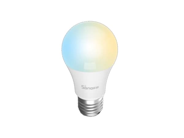 Sonoff B02-BL-A60, Älylamppu, Valkoinen, Wi-Fi/Bluetooth, LED, E27, Viileä valkoinen, Lämmin valkoinen