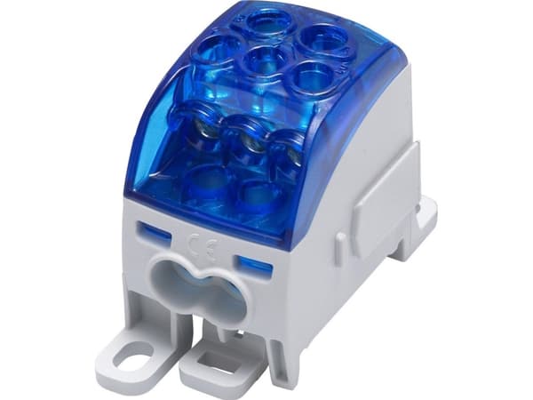 Fördelarblock - universal Al/Cu SUB 160 (82040) SIMBLOCK blå 81653003