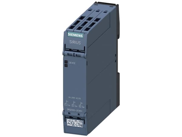 Teollisesti koteloitu kytkentärele kullatuilla 3P-koskettimilla 24...240V AC/DC jousikuormitteinen 3RQ2000-2CW01