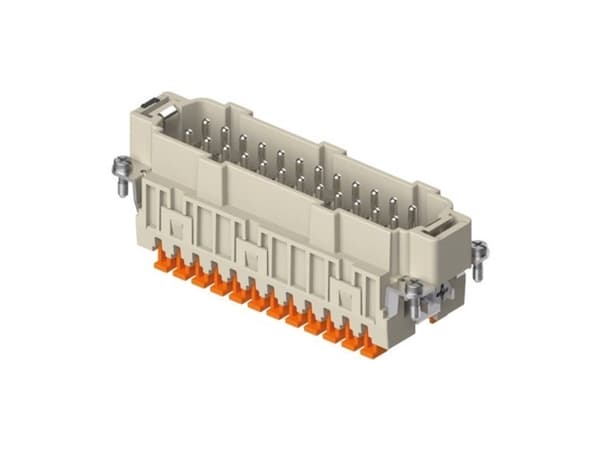 ILME CSHM24 Pin Insert + PE jousijännitysliitin 1 kpl ILME CSHM24 Pin Insert + PE jousijännitysliitin 1 kpl