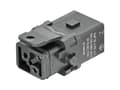 Pikkukuva 1 / 2: Liitin uros 1A-2+PE-S-f salpa 09 10 002 2701 Harting 1 kpl