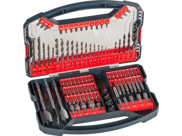 kwb 109110, Drill, Drill Sett, Murstein, Metall, Tre, Box, 101, 55, Cross, Flat