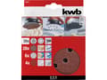 Miniatyrbild 2 av 5: kwb Quick-stick Grinding Wheel Set, Slipskiva, Marmor, Stål, Sten, Trä, Korund, Rund, 11,5 cm, 30 styck