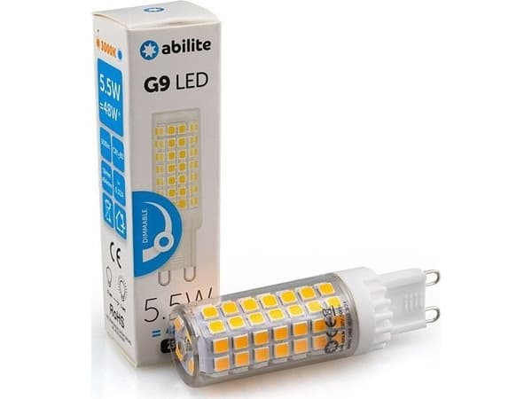 Abilite LED LIGHT ABILITE DIAMOND B.C. G9 5,5W 230V 600LM DARK