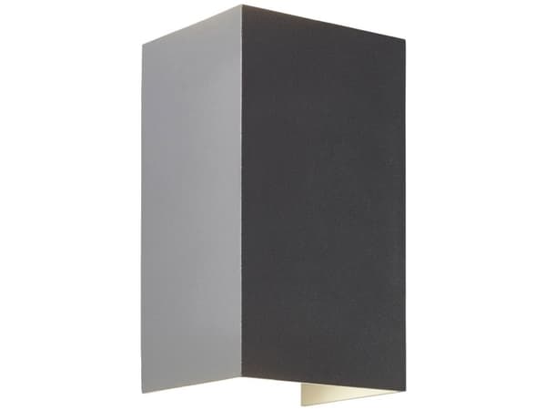Brilliant Hilly G90962A63 LED vägglampa utomhus Energiklass: E (A - G) LED (RGB) Ljuskälla ej utbytbar 8 W Grå