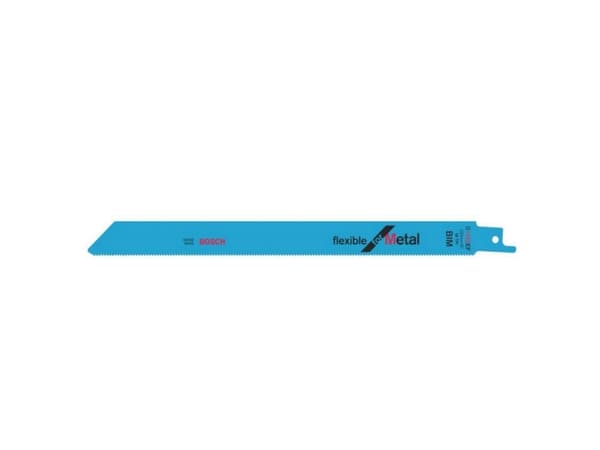 Bosch flexible for Metal S 1122 EF - Sågblad - för rör, bladmetall, profiler - längd: 225 mm - bredd: 19 mm (paket om 5)