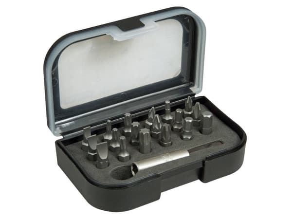 Stanley 1-13-901, Phillips, Pozidriv, Öppning, Torx, 4.5-5.5-6.5mm. Phillips: PH1-PH2. Pozidriv: PZ1-PZ2-PZ3-PZ4. Torx: T10-T15-T20-T25-T30-T40
