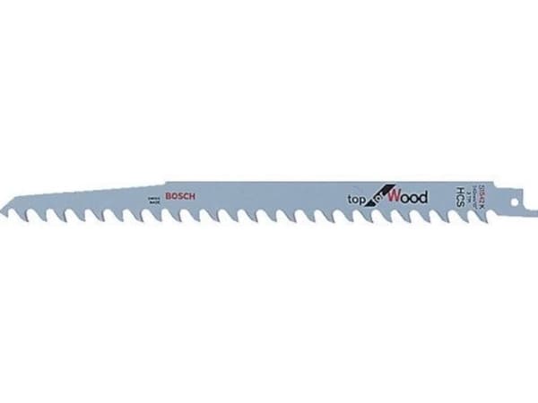 Bosch Top for Wood S 1542 K - Sagblad - for tre, ikke-slipende trematerialer - 5 deler - lengde: 240 mm - bredde: 19 mm