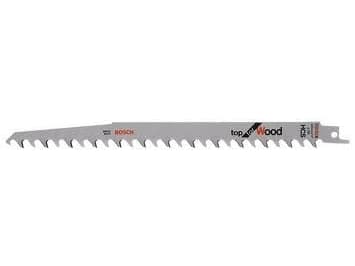 Bosch Top for Wood S 1542 K - Sagblad - for tre, ikke-slipende trematerialer - 5 deler - lengde: 240 mm - bredde: 19 mm