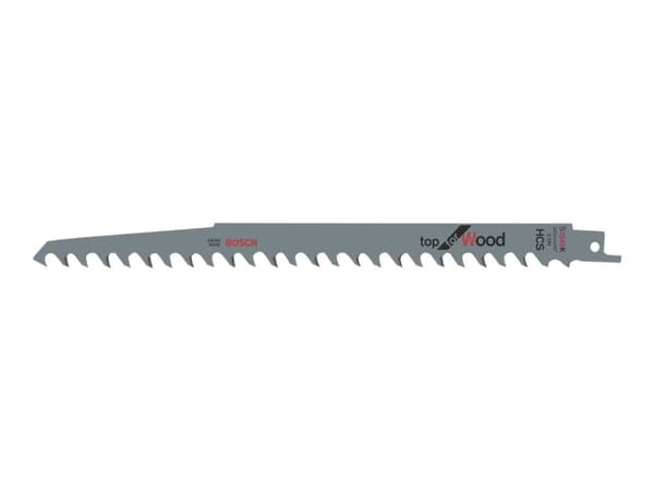 Bosch Top for Wood S 1542 K - Sagblad - for tre, ikke-slipende trematerialer - 5 deler - lengde: 240 mm - bredde: 19 mm