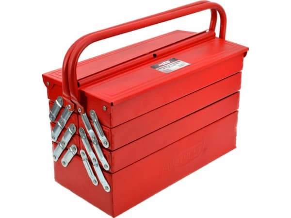 AWTOOLS METAL TOOLBOX 7pcs. 430x200x250mm