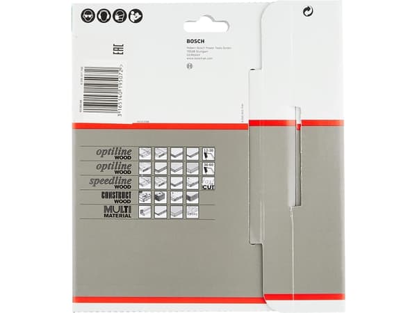 Bosch Optiline Wood - Sirkelformet sagblad - for tre - 160 mm - 48 tenner
