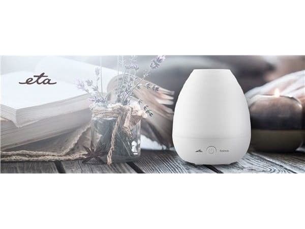 ETA Essencio 0634 90000 - Aromaterapidiffusør/luftfukter - bordtopp - hvit