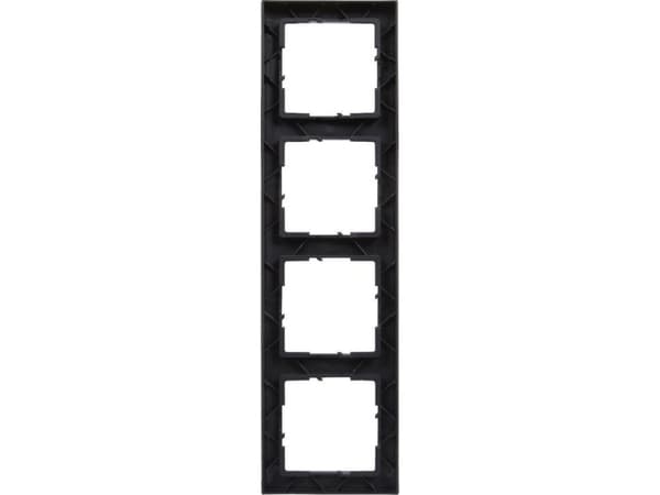 SUNO Firedobbel ramme svart 721524