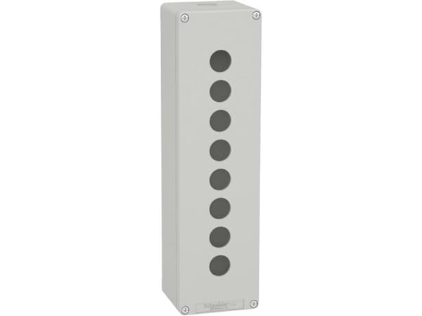 Schneider Harmony XAP ohjauskaappi tyhjä harmaa 8 reikää XAPD5508 XAPD5508