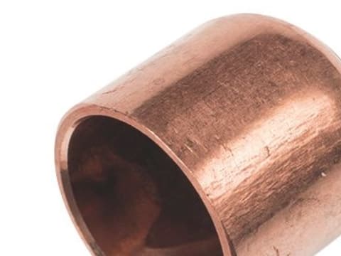 SANHA slutmuffe 3/4 - kobberfittings till logning. Industrikøl - 130 bar (CuFe)