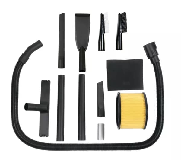 Einhell TC-VC 1930 SA Kit, 1500 W, Trommelvakuum, Tørr & våt, Uten pose, 78 dB, Sort, Rød, Sølv