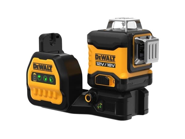 DeWALT DCE089NG18-XJ, 50 m, 3 mm/m, 360°, 360°, Linjalaser, Musta, Keltainen
