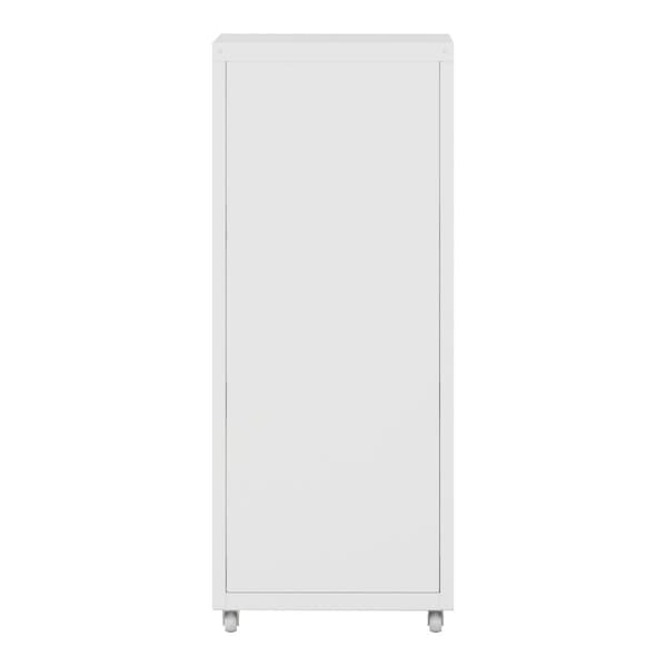Dokumentskåp Kökar 69x28x41 cm stål vit [en.casa]