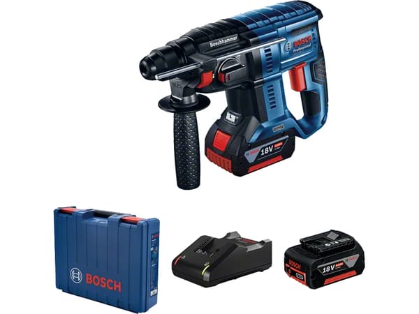 Bosch GBH 180-LI, SDS Plus, Svart, Blå, Borstlös motor, 2 cm, 800 RPM, 2 J