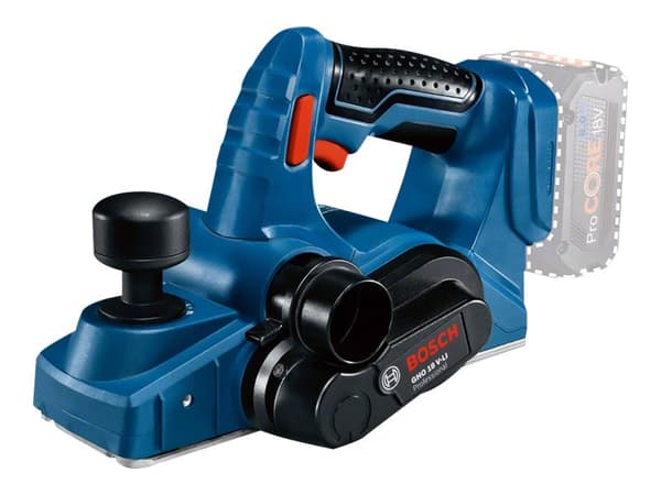 Bosch GHO 18 V-LI Professional - Høvelmaskin - trådløs - 82 mm - uten batteri - 18 V - SOLO