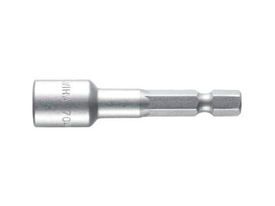 Wiha 04640, 1 stykker, Sekskantet, 76,2 / 8 mm (3 / 8"), Kromvanadiumstål, Rustfritt stål, 55 mm