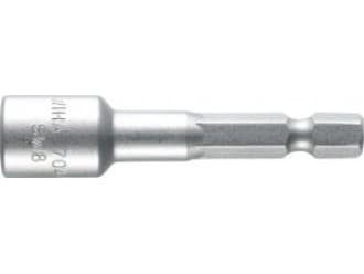 Wiha 04634, 1 kpl, Kahdeksankulmainen, 25,4 / 4 mm (1 / 4"), Kromivanadiini-teräs, Ruostumaton teräs, 5,5 cm