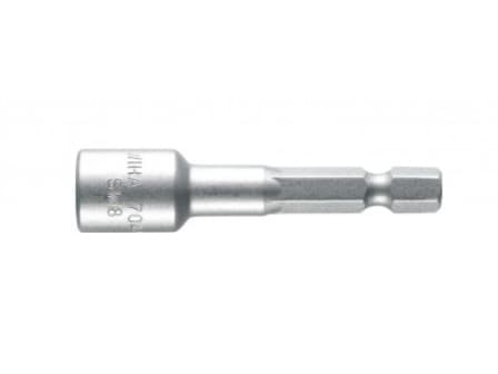 Wiha 04634, 1 kpl, Kahdeksankulmainen, 25,4 / 4 mm (1 / 4"), Kromivanadiini-teräs, Ruostumaton teräs, 5,5 cm