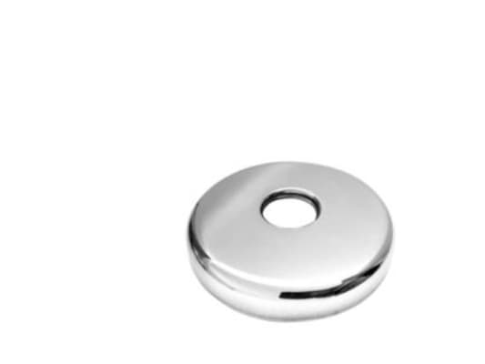 Roset 1/2 rörgänga Ø76 - t/cable can blank. Rostfritt stål AISI304