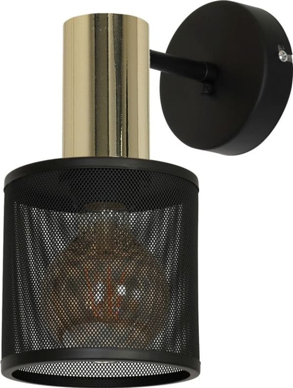 Wall lamp Milagro LED Ready wall lamp for the living room black Milagro made of MLP7022 wire