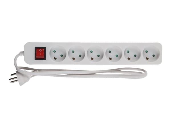 Microconnect MC-GRU0618DK, 1,8 m, Sisätila, Tyyppi K, Tyyppi K, Valkoinen, Kiina