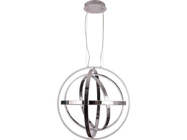 Hengende lampe Milagro Moderne pendel LED krom Milagro COPERNICUS ML6149