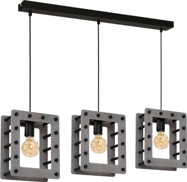 Hanging lamp Milagro Theo industrial black (MLP 3755)