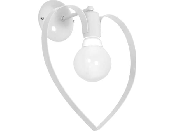 Milagro Vägglampa AMORE WHITE 1xE27