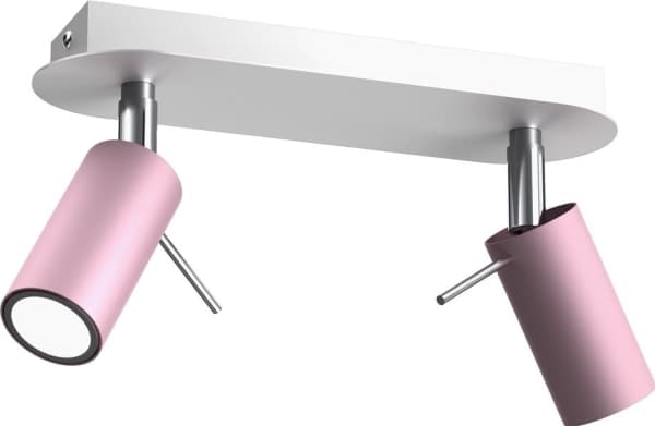 Milagro Spot utenpåliggende taklampe LED Ready rosa Milagro for jenter MLP7627