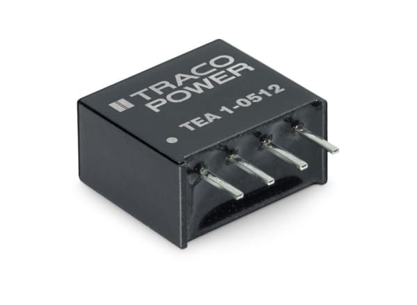 TracoPower TEA 1-0505 DC/DC-muunnin, tulostus 200 mA 1 W Lähtöjen määrä: 1 x