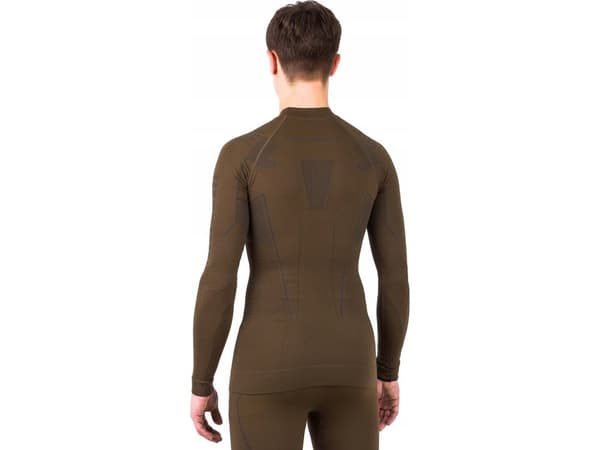 Brubeck LS14860 Bluza męska Ranger Thermo khaki M