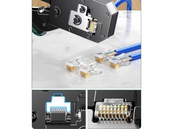 Ugreen UGREEN NW136 Ethernet-kontakt krympetang (svart/grønn)