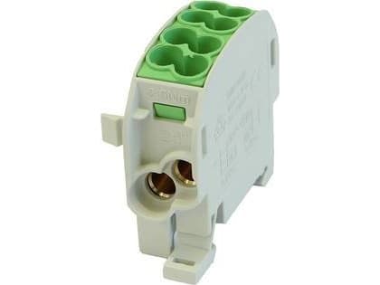 Simet-jakelulohko Al/Cu SCB 25-5X (80150) SIMBLOCK harmaa/non/zie 81500020