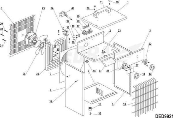 Dedra Termostat 16A