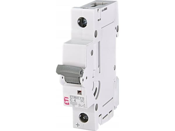 Etipo ETI Polam Asti Etimat 10 ylivirtakatkaisija 260401104 1P C 4A 10kA DC