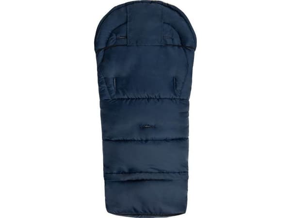 COMBI 3in1 MINKY FOOTMUFF - NAVY/BEIGE