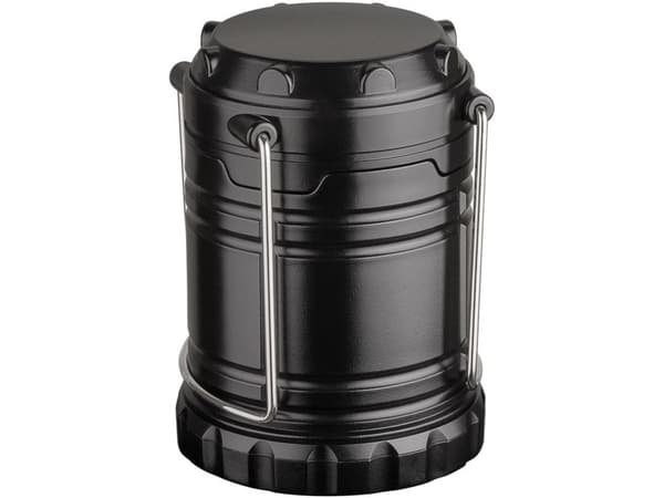 Goobay 60357, Batteridrevet campinglykt, Sort, Sølv, Plast, IP44, 250 lm, LED