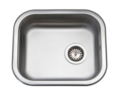 Intra Juvel K400 mat med - strainer køkkenvask. mat. 340x400. med strainer