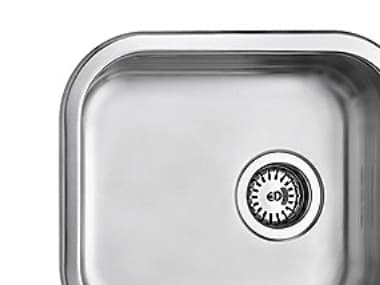 Uni køkkenvask 34x40 - køkkenvask 340x400 mm mat med strainer