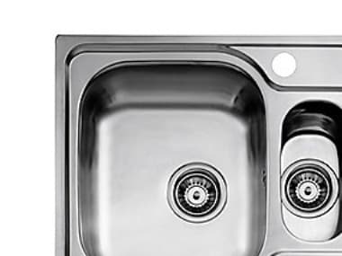 Intra Juvel køkkenvask.kumme - køkkenv vask.kumme UNIVERSO 580x500x150.130mm strainer r