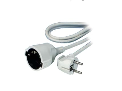 Vivanco Schuko extension lead, 10.0m, 10 m, Vit