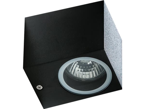 Azzardo Rimini 1 vägglampa AZ4267 utomhusvägglampa 1x35W GU10 svart