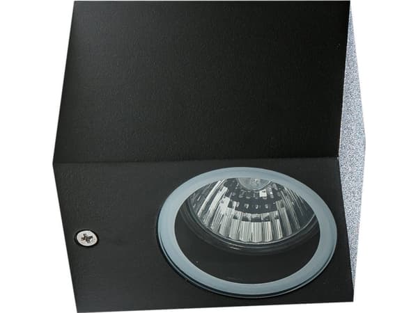 Azzardo Rimini 1 vägglampa AZ4267 utomhusvägglampa 1x35W GU10 svart