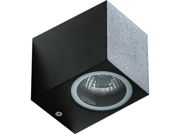 Azzardo Rimini 1 vägglampa AZ4267 utomhusvägglampa 1x35W GU10 svart